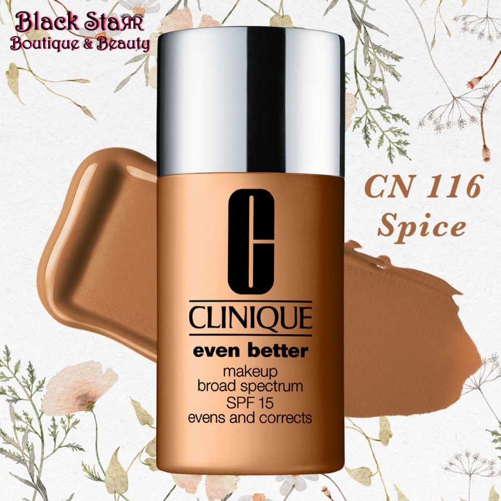 Clinique Even Better Makeup Broad Spectrum SPF 15 Foundation. CN 116 Spice. NEW